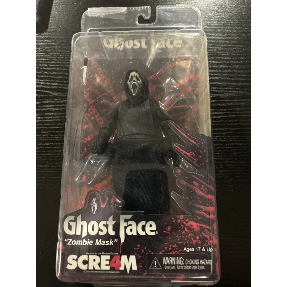 NECA Reel Toys Scream 4 SCRE4M Movie Ghostface Very Rare “zombie Mask” Edition